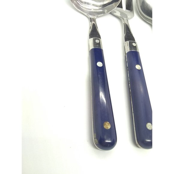 Vtg Life Time Stainless Korea Serving gravy ladle dinner fork & dinner spoon - Picture 9 of 12